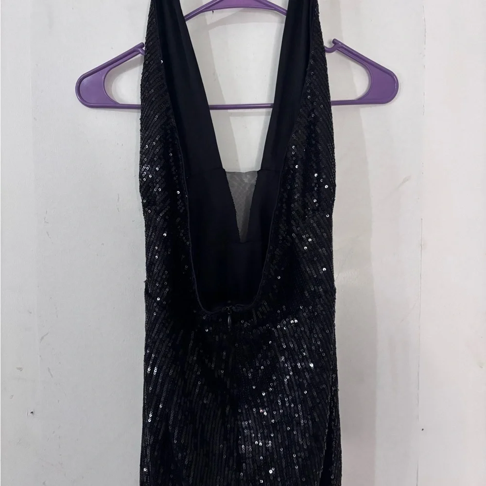 Plunge sequence jumpsuit - Picture 4 of 4